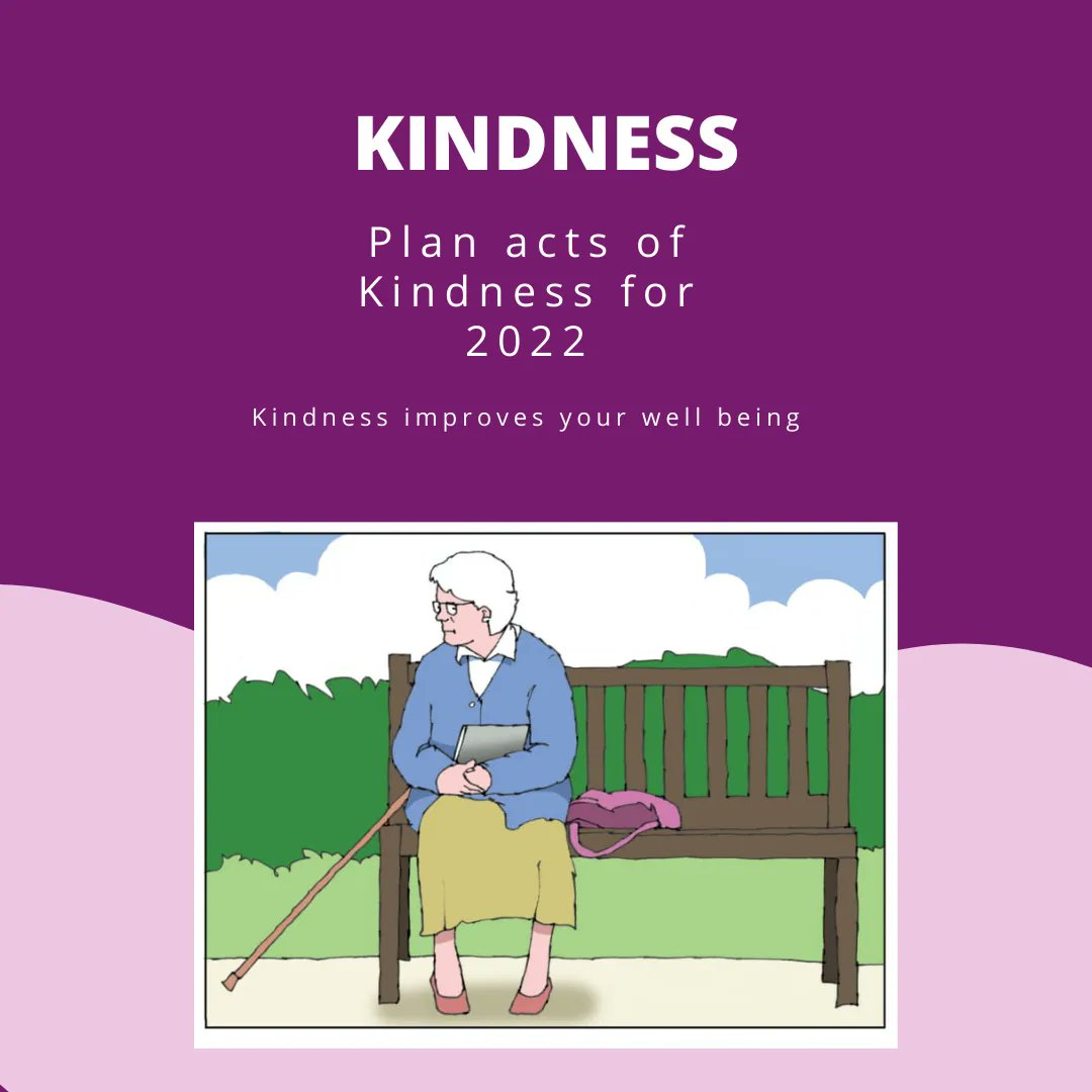 A good way to end the year, thinking about acts of kindness to do in 2022 #DoGoodDecember What would you like to do?

#wellbeing #MentalHealthAwareness #Kindness #BeingKind  #thehelphub
