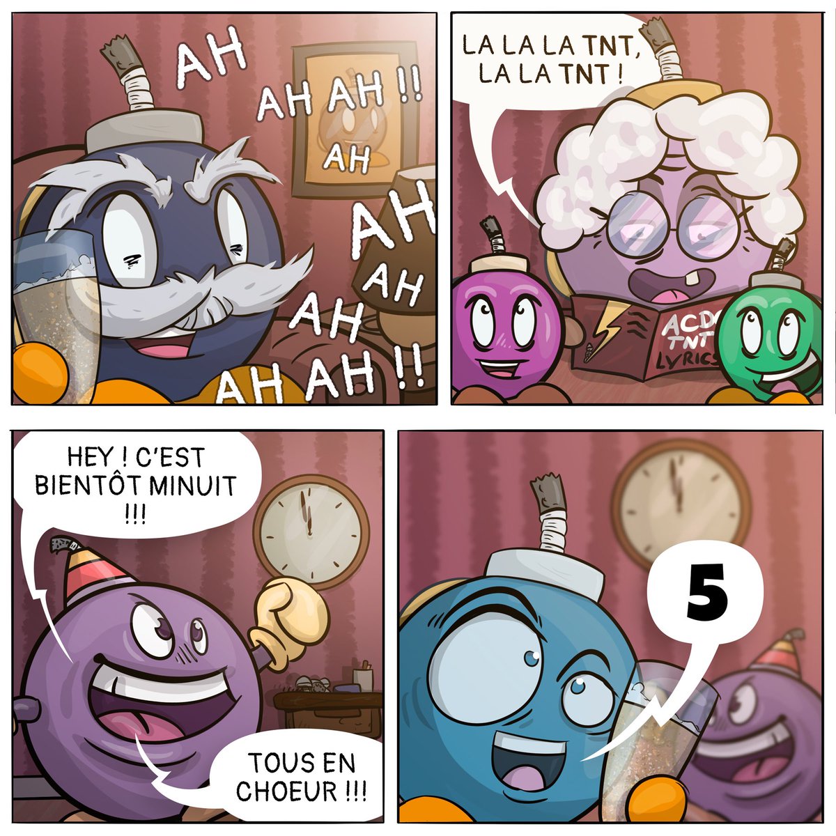 _JuDarK's tweet photo. Et bonne année à tous, voici ma Bd de #cartoonmaster de la semaine #bd #nintendomaster #humour #mariobros #bobomb #nouvelan2022 https://t.co/Sx3wOVZPNZ