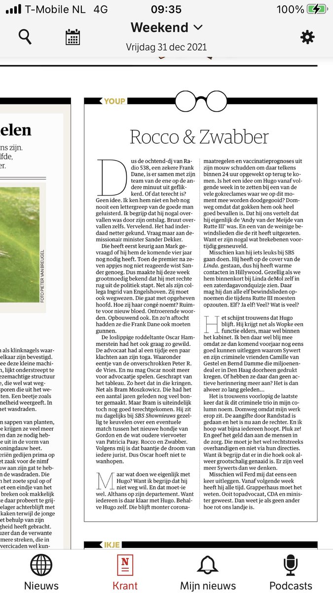youpvanthek's tweet photo. .@nrc Rocco &amp; Zwabbervrijdag https://t.co/UsDYVfmvht
