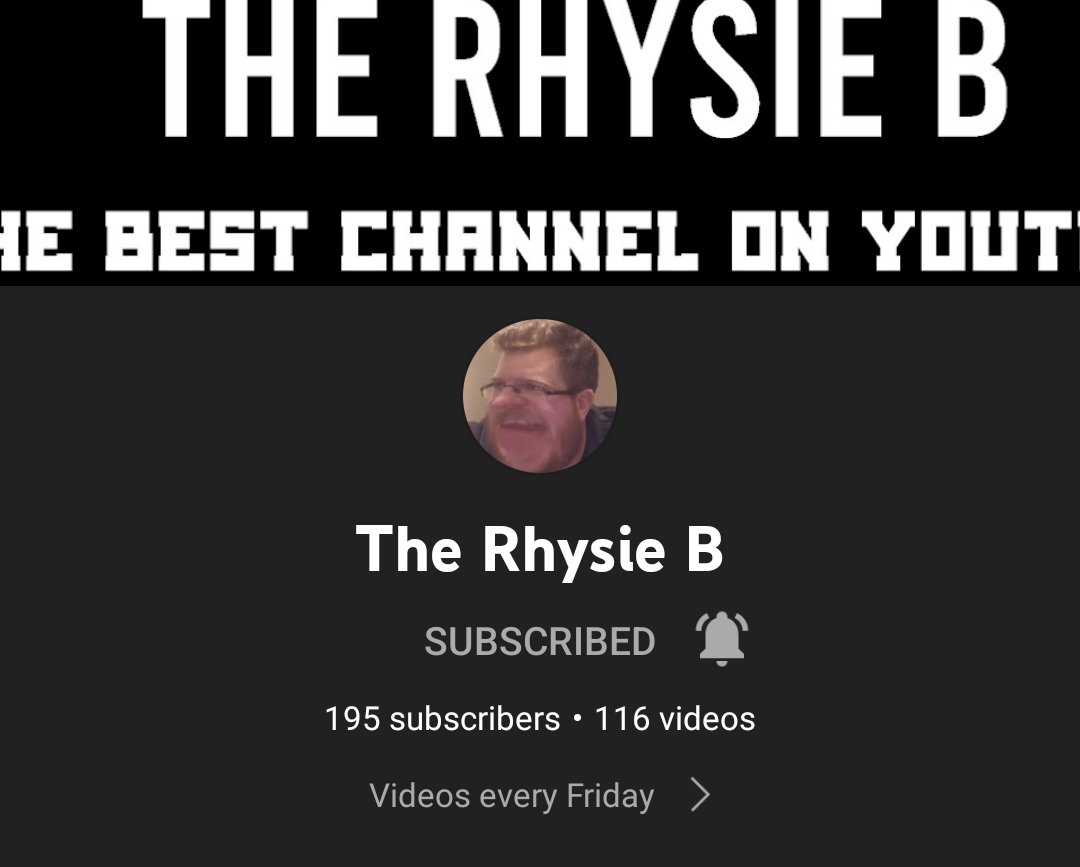 TheRhysieB's tweet photo. I am currently 5 subscribers away from 200 and would love to get there before 2022

Please check out the channel - https://t.co/cVmMa9qO5d

#smallyoutuber #YouTube #HappyNewYear2022 https://t.co/VVW2x7QtTS