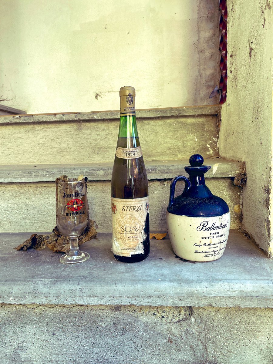We have bought a house in Italy to use as base in between the travels. It is over a century old and in need of love and repair. We have found a flooded basement which we can’t access completely but these are some of the first objects we were able to take back! #homerenovation