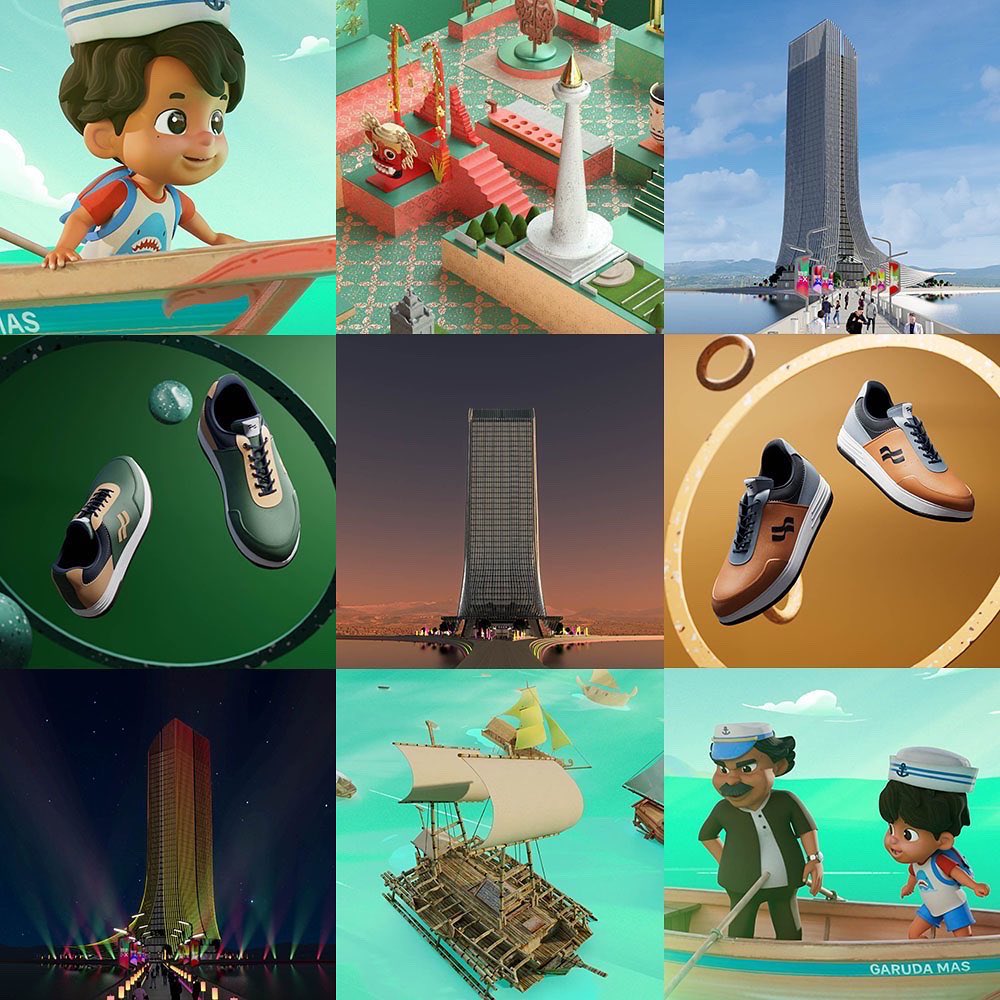 dwianomk's tweet photo. Best Nine render from 2021, See you in another year! #cinema4D #redshift3D @redshift3d #styleframe #artdirection #xuxoe https://t.co/dDBRT65DNT