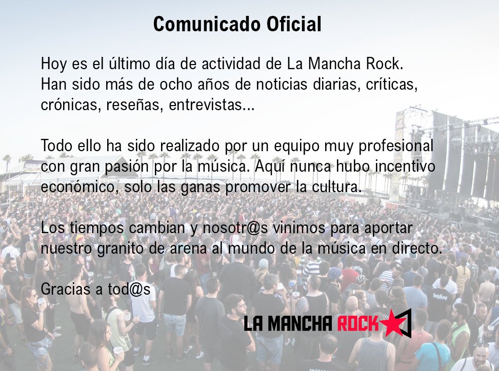 La Mancha Rock (@lamancharock) on Twitter photo 