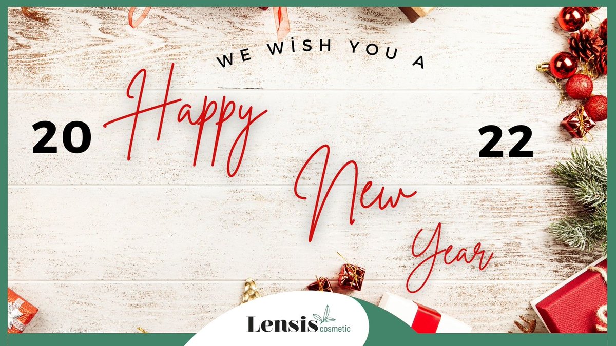 Yeni  yılınız kutlu ve mutlu olsun . 
Happy New Yaer.
#HappyNewYear2022  #MutluYıllar #lensiskozmetik #lensiscosmetic #FMCG