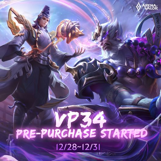 Midasbuyglobal's tweet photo. #ArenaofValor VP34 pre-purchase has started! Get extra vouchers on #Midasbuy now🤯
🇧🇷: https://t.co/POs2XJI4o8
🇲🇽: https://t.co/aANFEI8aOW

👉Download game: https://t.co/3p40Me9zZq
#AOV #VP34 https://t.co/pWhEJTaLp8