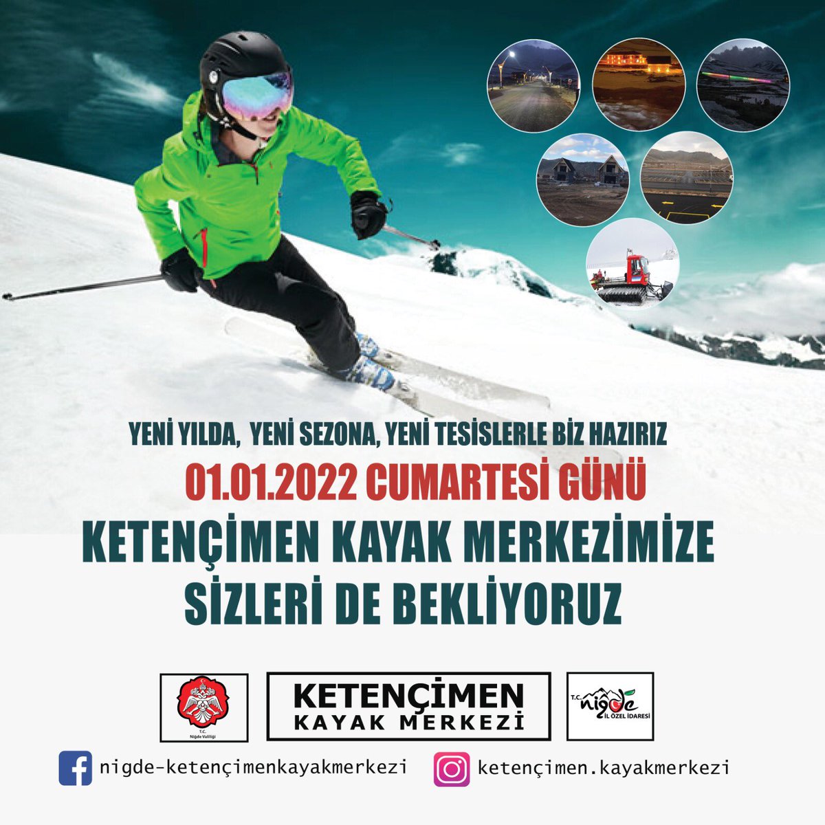 📍 İl Özel İderemiz tarafından yapılan Niğde Ketençimen Kayak Merkezimiz yeni yılda hizmete açılıyor…

⛷️ Keyifli vakit geçirmeniz için tüm  Niğdeli hemşehrilerimizi bekliyoruz.