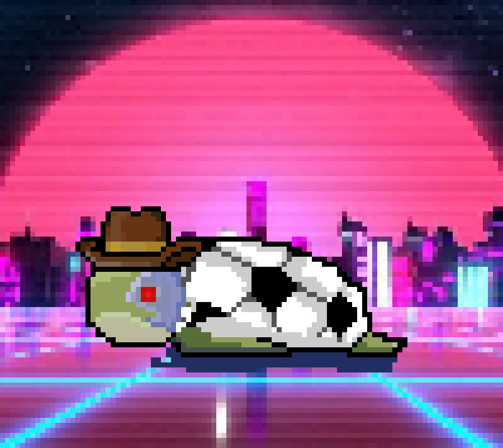ic_turtles's tweet photo. #ICTurtles Backgrounds will create new environments for the #DeFi game!!!

This 🤖Cyber-Cowboy Turtle🤠 is living in a neon future city!

Which environment will your turtle play in?

#ICP #InternetComputer @dfinity https://t.co/rhoaFgohX7