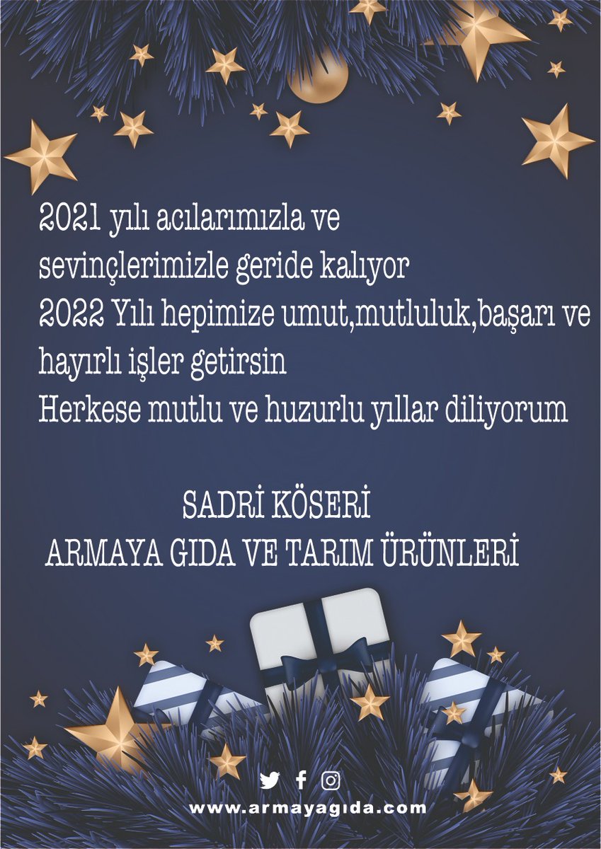 Allah  2022 yılında hepimize sağlık, başarı ve huzur nasip etsin..