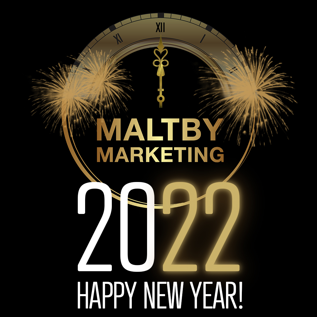 MaltbyMarketing's tweet photo. The team at #MaltbyMarketing wishes you peace, #joy and #prosperity throughout the coming year. Thank you for your continued support and partnership. We look forward to working with you in the years to come. #HappyNewYear https://t.co/qszk99XeYh
