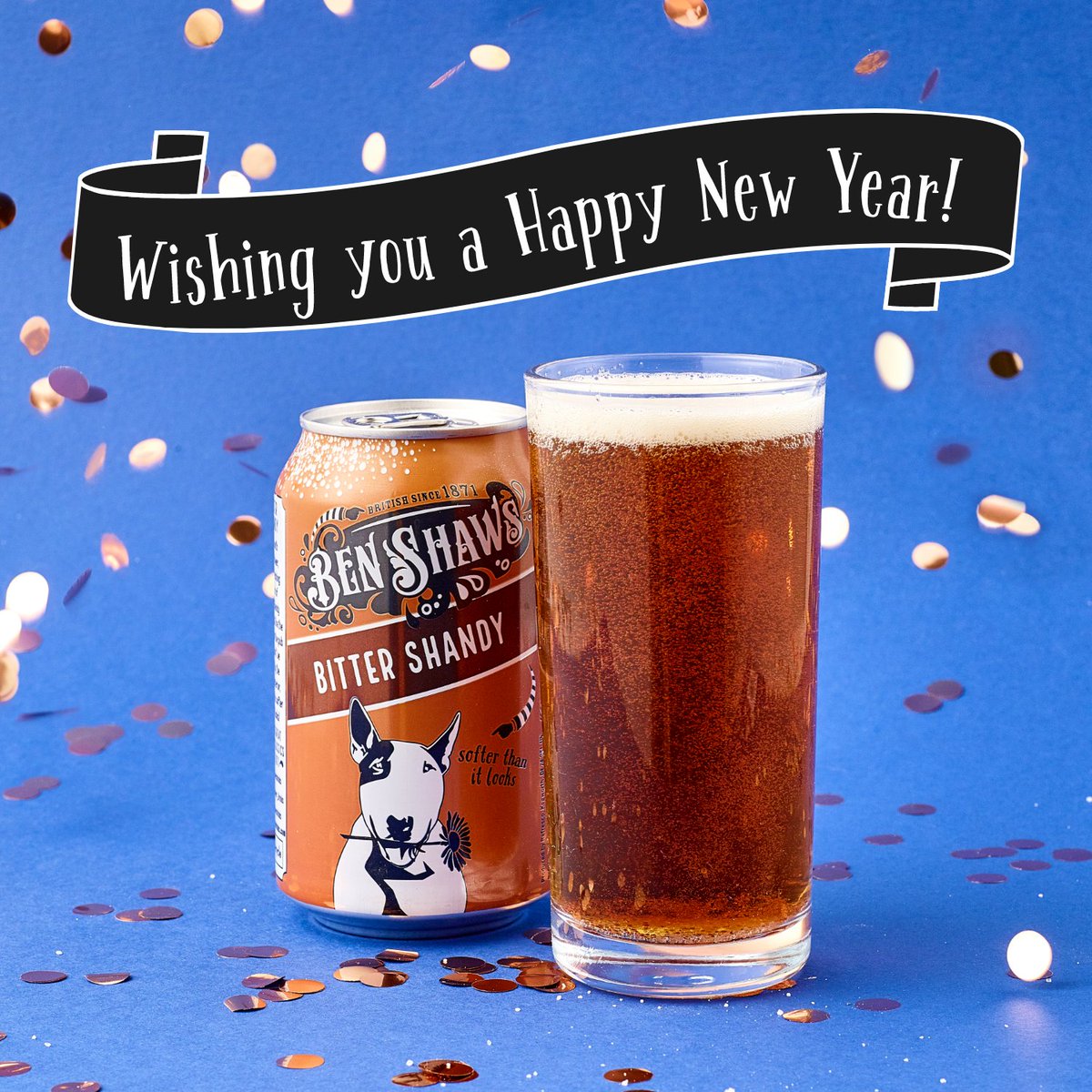 BenShaws_Drinks's tweet photo. Have a flavoursome NYE tonight with our fizzilicious drinks. Don't forget our Bitter Shandy is a timeless classic and perfect for all you designated drivers tonight.  

We'll see you on the other side.  

#shandytime #shandy #fizzydrink #nye https://t.co/1Lh5y0pDxf