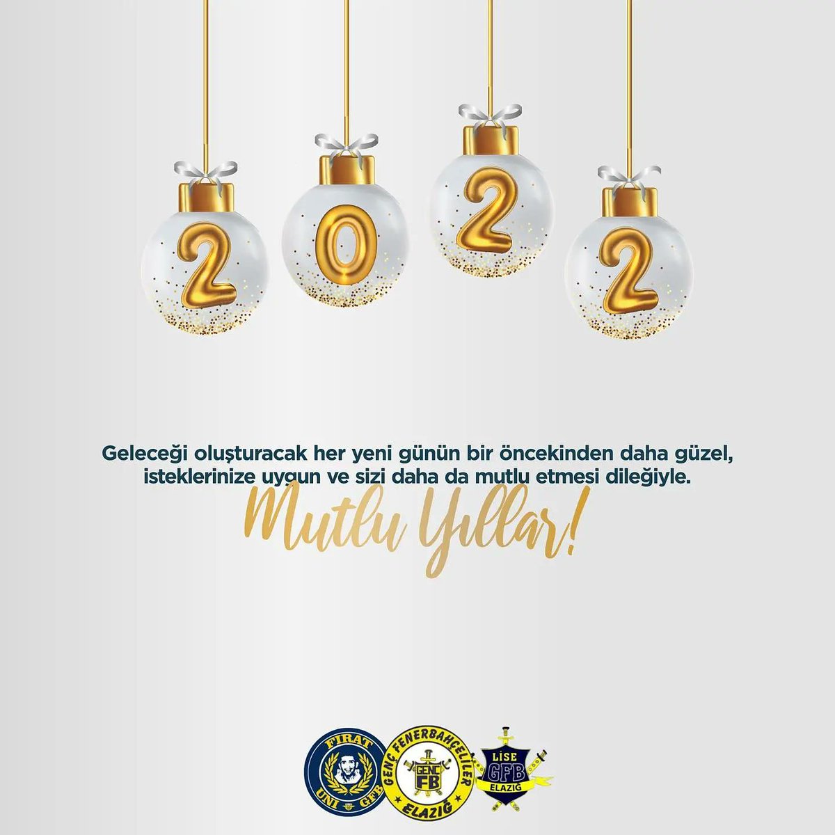 Sevdiklerinizle  Hayırlı, Güzel bir yıl geçirmeniz dileğiyle  MUTLU YILLAR. #Lisegfb
