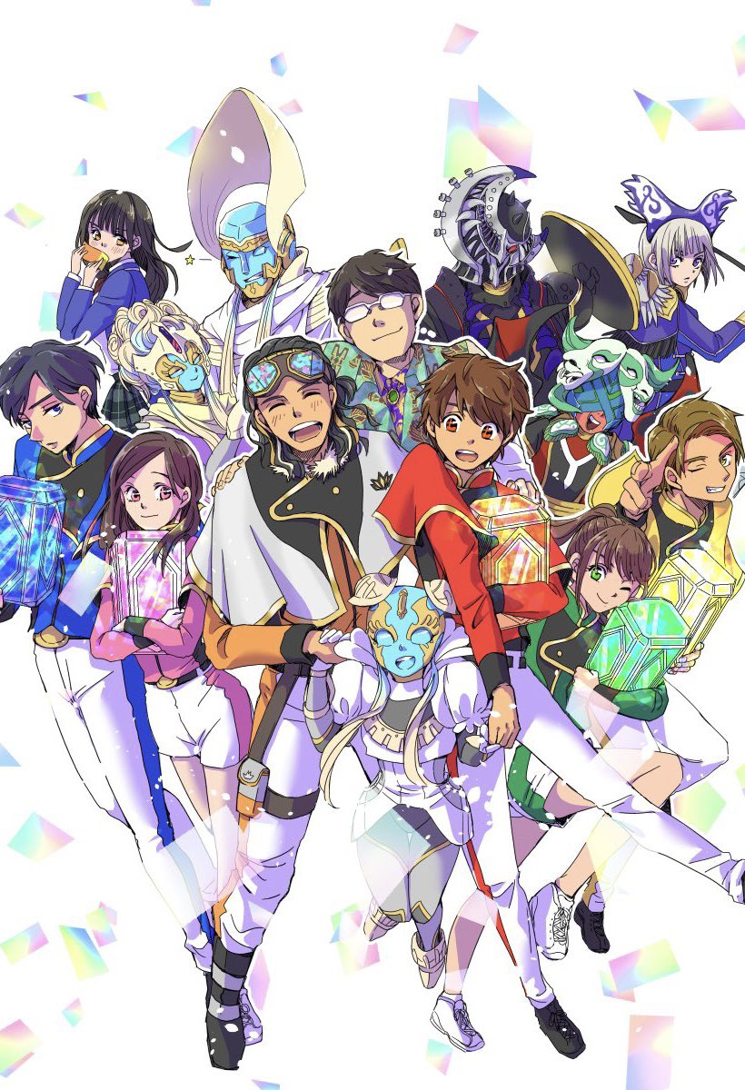 今年の4枚2021  
ニチアサが毎年面白くて助かる
来年もマイペースに描いていきます
良いお年を〜! 
