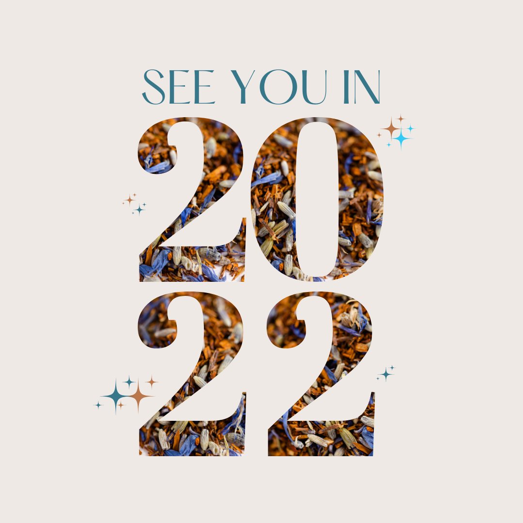 LeafyBeanCo's tweet photo. Thank you for a tea-lightful year 🥂 We are so grateful for you, our Leafy Bean Tea Co. Communi-tea, this year and every year. Can't wait to share a cuppa with you in 2022! Cheers to the New Year 💫 https://t.co/OOjTy9RNLD