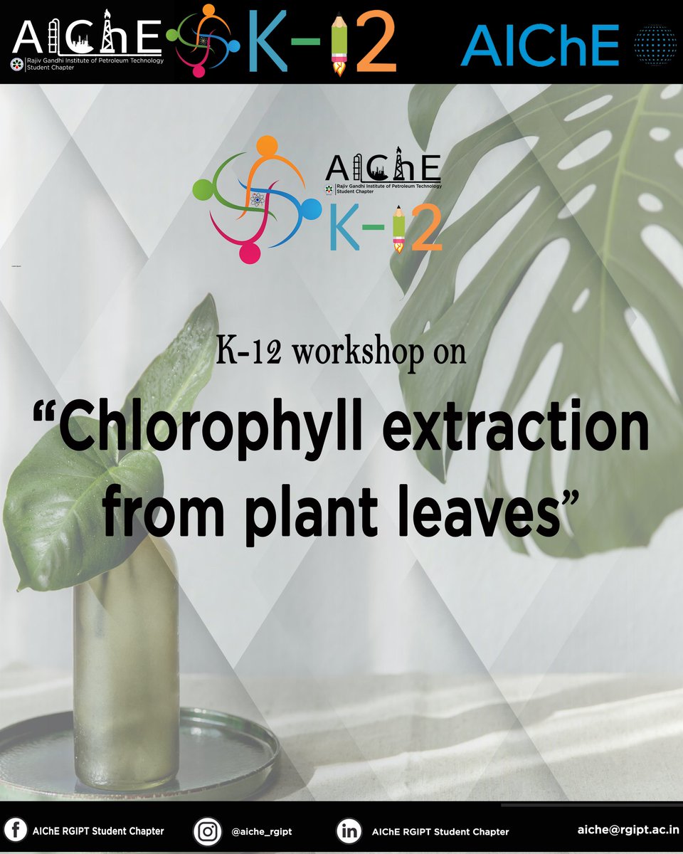 AIChE_RGIPT's tweet photo. Greetings from AIChE RGIPT Student Chapter !! 
We are gratified to conduct an enlightening workshop for the young curious minds. Our objective is to increase interest, awareness, and excitement for science and engineering in K-12 students and prepare future engineering students https://t.co/fgFRGLNgvk