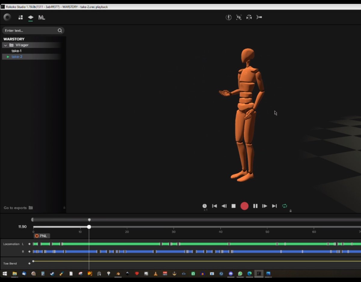 andreas_drewke's tweet photo. Yesterday we, the @MindtyKollektiv tested again our motion capture suite from Rokoko, that I baked like half a decade ago. While it did not work with my internet set up it does work at @Merturion_ s home.

#myownengine #wip #wsgame #indiedev #indiegame #mindty #tdme2 #opensource https://t.co/w8YmJ5pXyZ