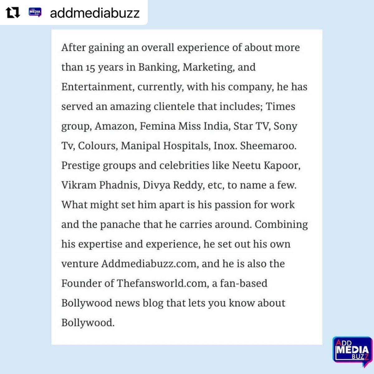 ashishrsharma's tweet photo. Ending the year with a big Thank you to #MiddayIndia for the feature. Feeling blessed and grateful to be nominated for 2021โs 40 under 40 category by @Social_Samosa .
#gratefulbeyondwords
#40under40 #nomination #SS40under40 #SocialSamosa #SS40under40nominee #digitalmarketer https://t.co/fjsmvRwBov