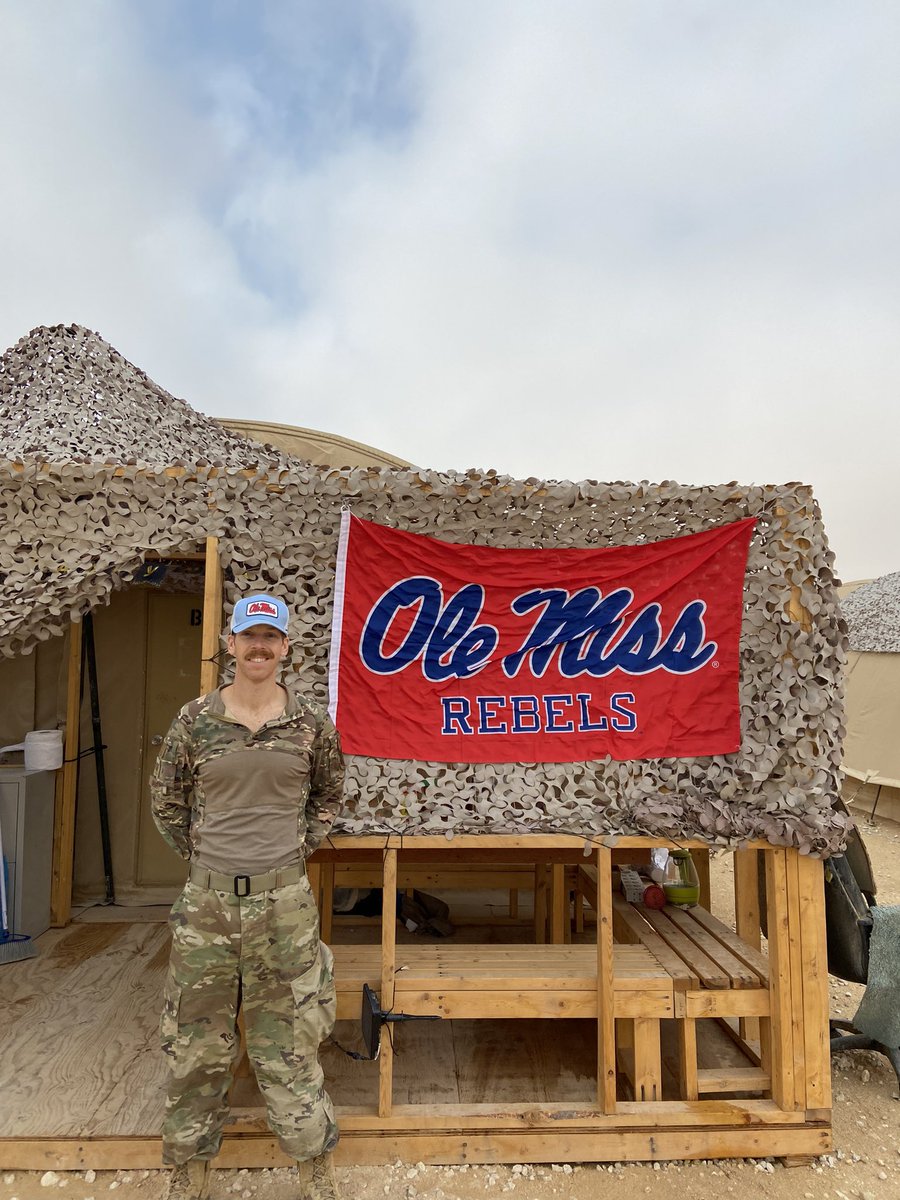 dshort_70's tweet photo. @Lane_Kiffin @CoIIegeGameDay @OleMissFB @ESPNCFB @SugarBowlNola Hotty Toddy from the Middle East! Go Rebs!!! #OleMiss #rebels #sugarbowl https://t.co/JXvpxA78UN