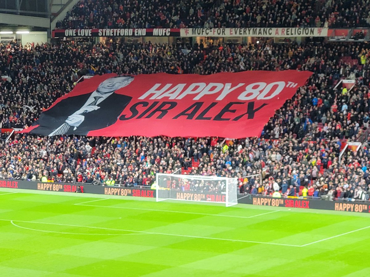 Happy birthday sir Alex the greatest manager ever thanks for the memories #siralexferguson #MUFC