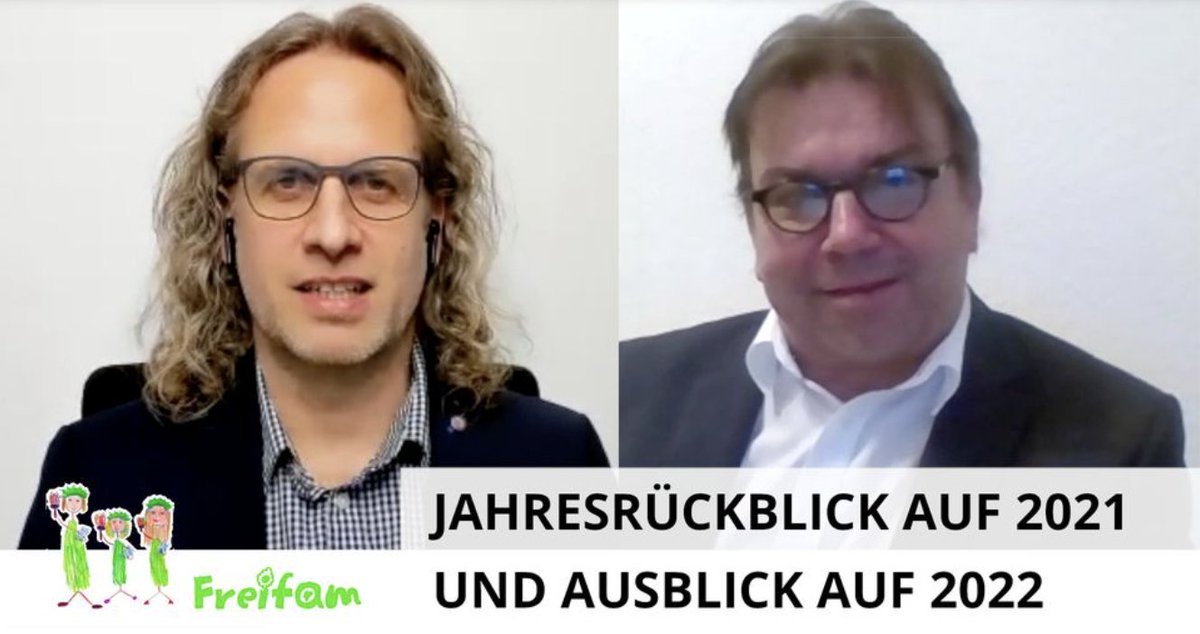 FreifamDE's tweet photo. Wir wünschen euch ein gutes neues Jahr und schaut am 2. Januar in unser Live-Video rein, worin es um Freifams Lehren aus 2021, sowie die Ziele für 2022 geht. https://t.co/qoLIMaDSN7 https://t.co/EkkR1m3KrO