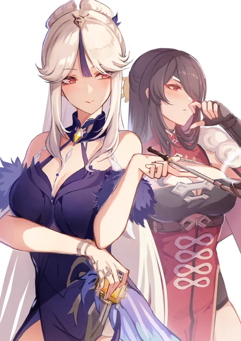 北斗と凝光 #GenshinImapct 