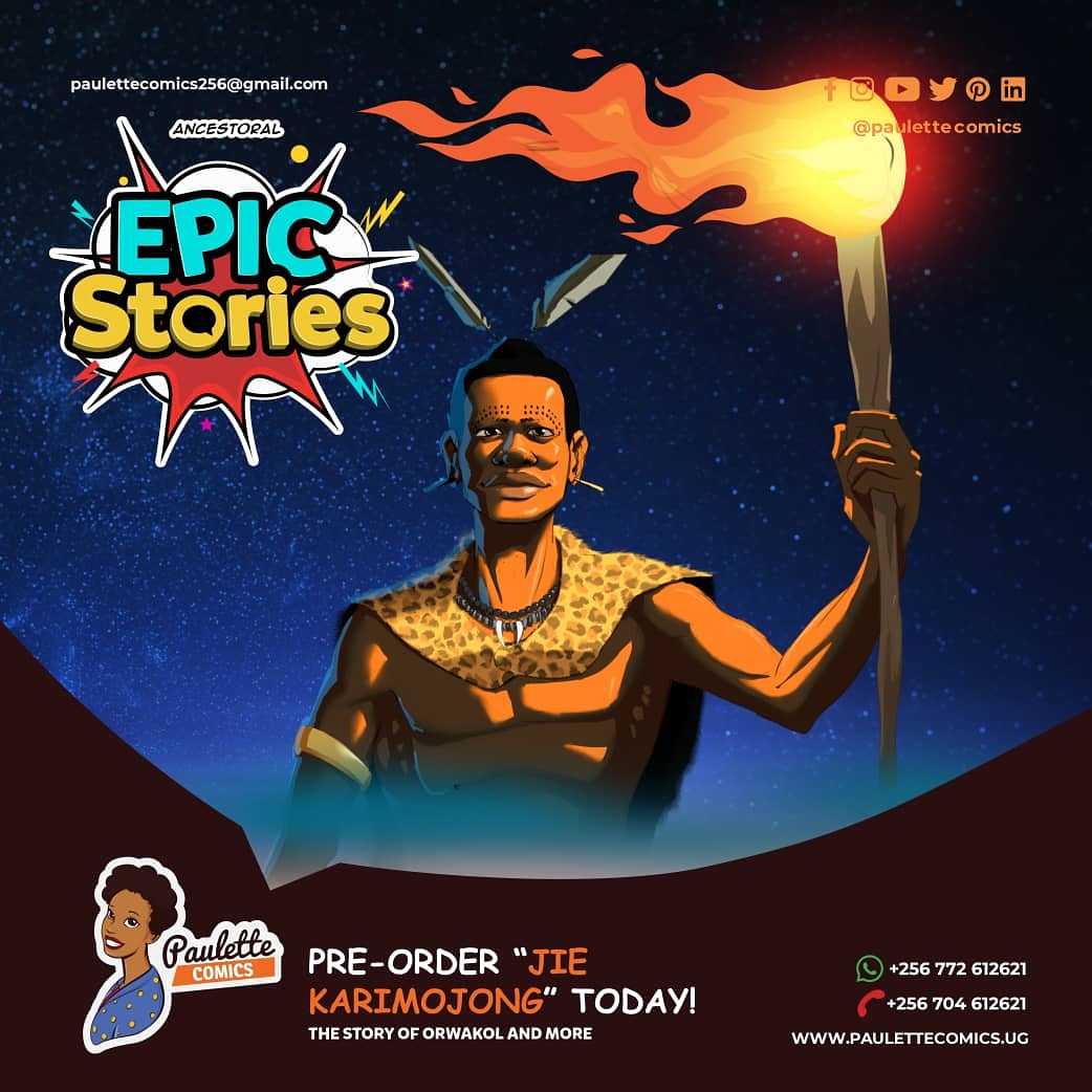 PauletteComics's tweet photo. The #Jie #Karimojong: The story of #Orwakol, #Nayece & #Engiro, the Grey spotted bull. #pre_order today https://t.co/Wq8sEV1TCF https://t.co/91HrQA5jhE