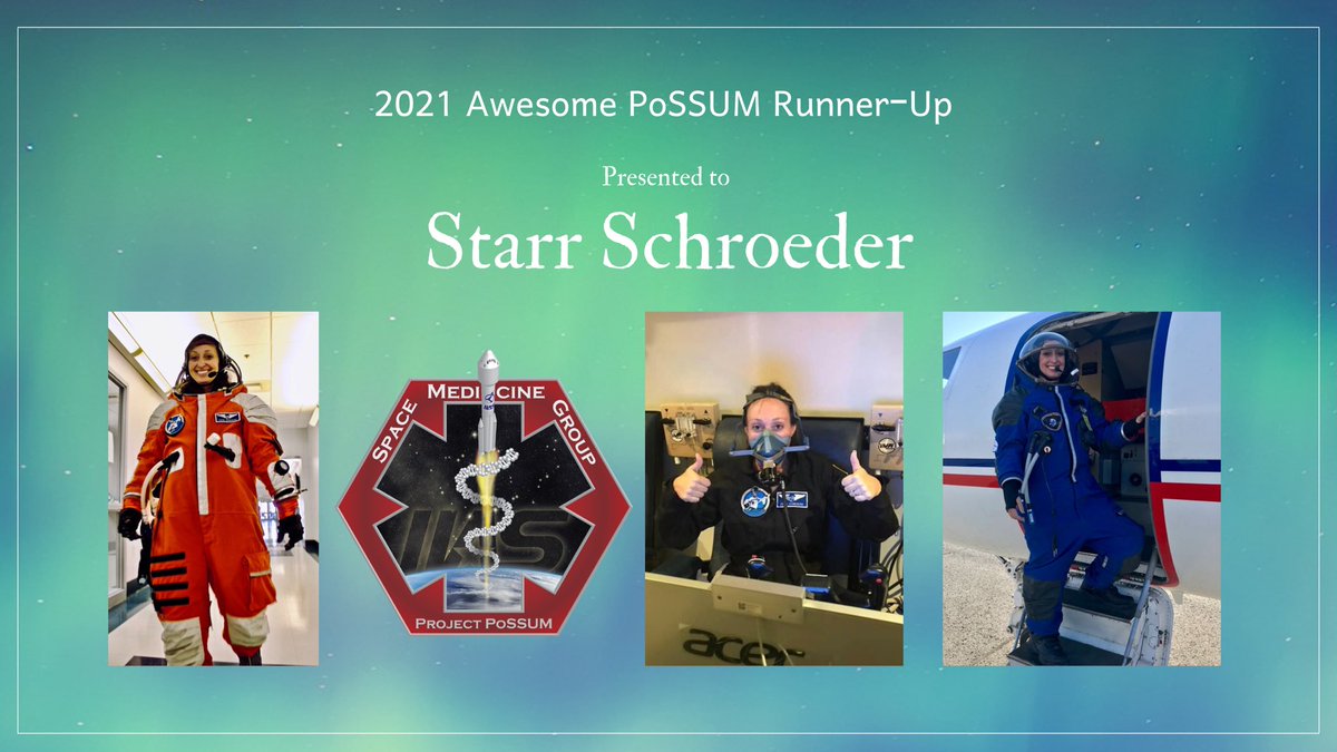 IIAS_NLC's tweet photo. The 2021 Awesome PoSSUM 'Runner Up' Award goes to @starr_schroeder for her engagement in science education and leading our PoSSUM 13 outreach! 

Starr’s initiative, championing, and relentless pursuit of opportunities for students is appreciated by her peers. https://t.co/Xn21eEzGl4