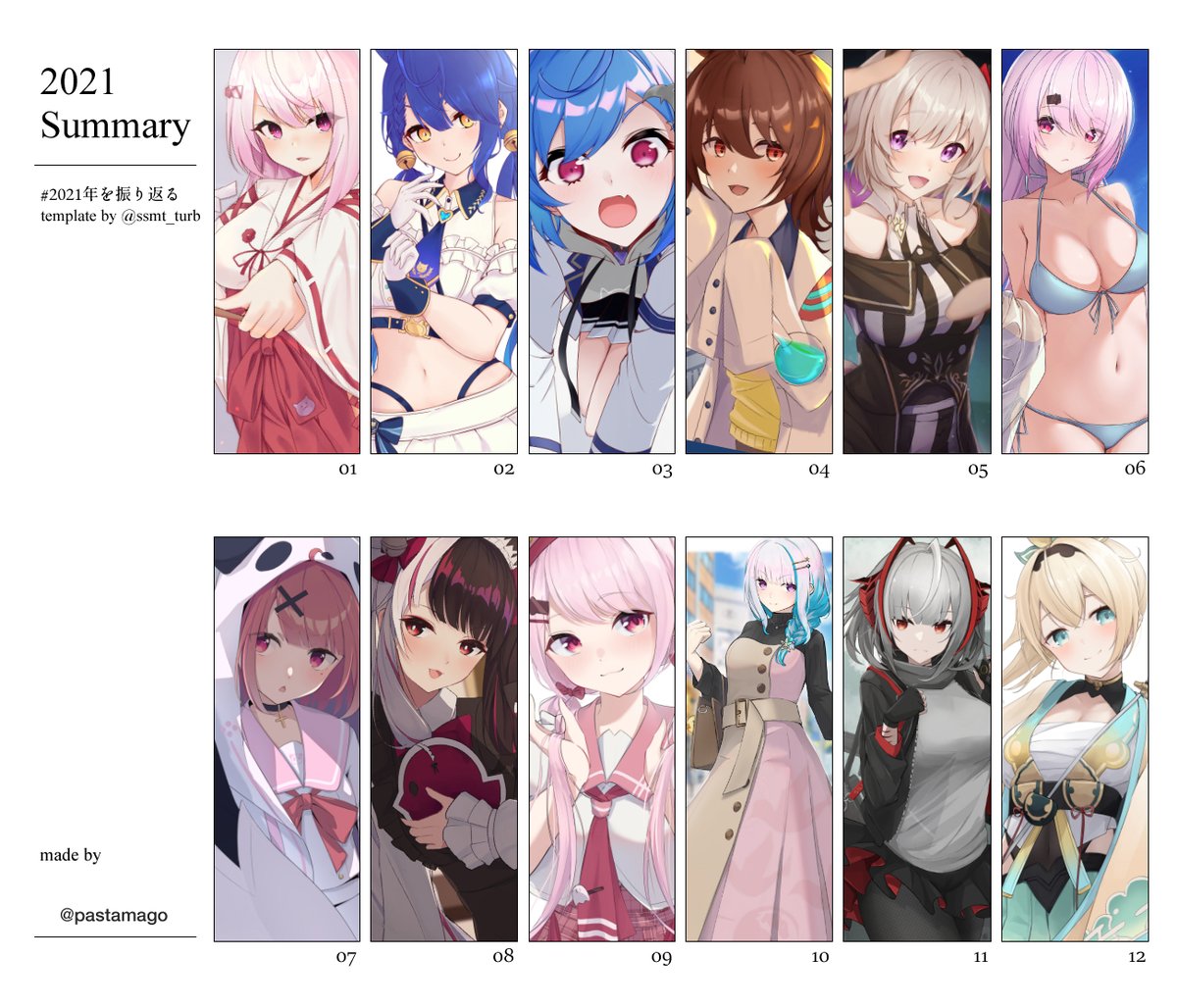 色々ありました‼︎ #2021年の絵を振り返る 