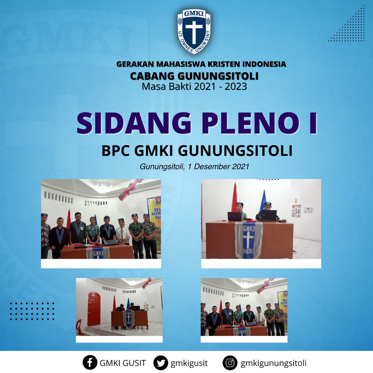 gmkigusit's tweet photo. Sidang Pleno I
BPC GMKI Gunungsitoli
1 Desember 2021
#uous #gmki
#mahasiswa https://t.co/5iQZ7EORXq