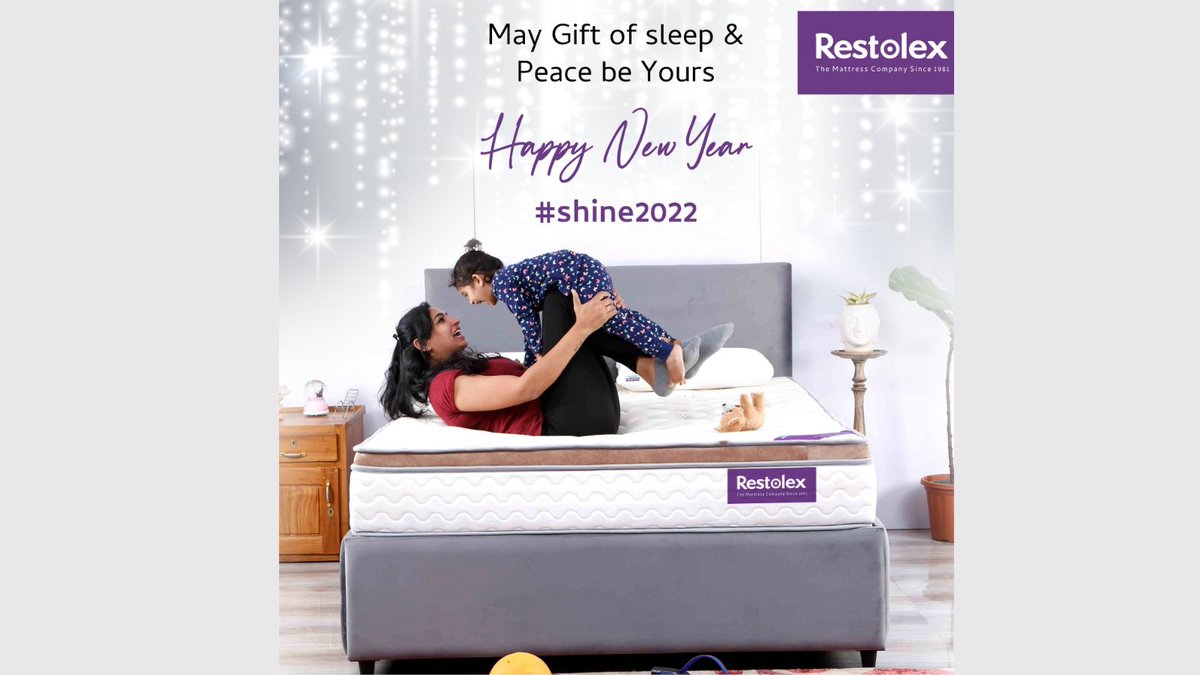 Restolex_'s tweet photo. We take this opportunity to thank all of you for the great contributions made this year. 

We at Restolex wish you and your family a very happy new year!

#Restolex #restolexmattress #HappyNewYear #shine2022 #happynewyear2022 https://t.co/slFSNqyG9D