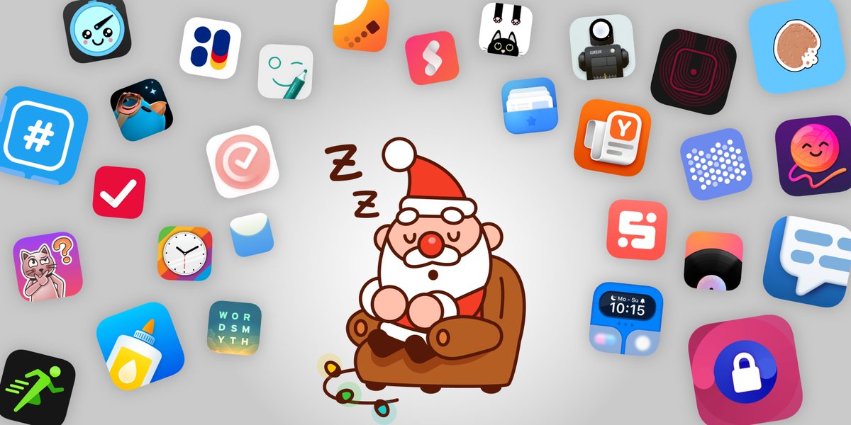 Our 2021 advent calendar has ended! 🎉

Thank you all for your support &amp; enthusiasm, have a great New Year's Eve! 🎇🕯️
Time to rest now, see you on Dec. 1st, 2022! 📅✅

Don't forget to leave a review on App Store if you've enjoyed Indie App Santa! 
👉 apple.co/3HjJkMW