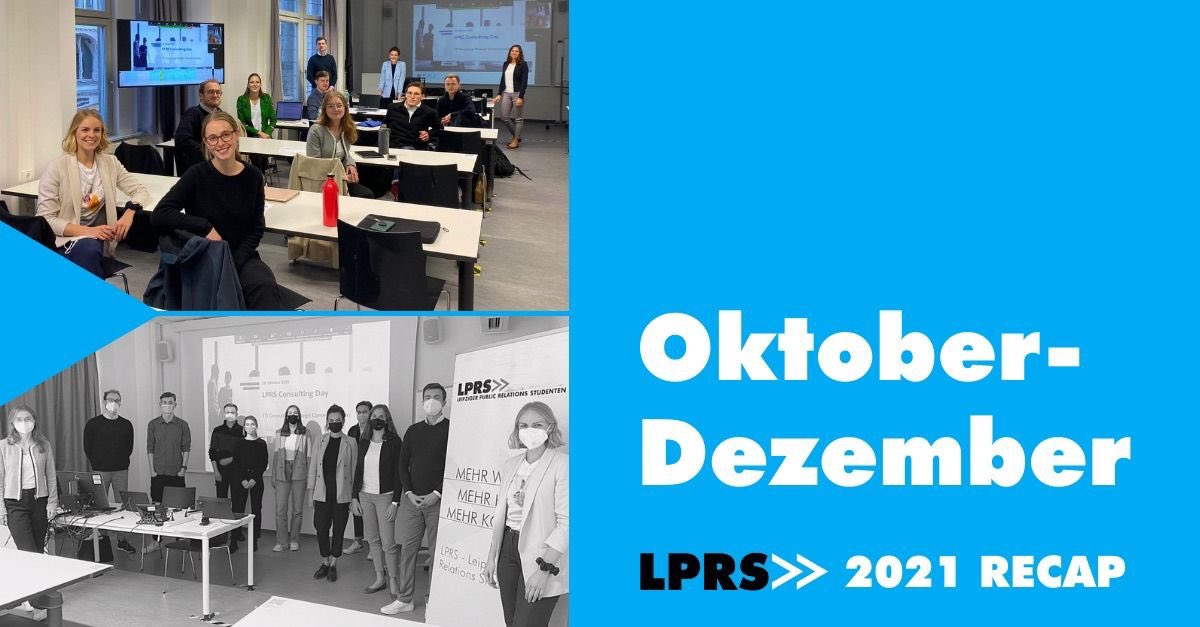 LPRS_eV's tweet photo. So schnell ist das Jahr auch fast schon wieder um - von einer Diskussionsrunde mit dem @GPRA รผber den Consulting Day mit @FTIGermany bis zu unserem neuen Blogformat #AufeinenKaffeemit. Auch in den letzten drei Monate des Jahres war beim #LPRS viel los! ๐
#LPRSRecap2021 https://t.co/PsPPPUFwzn