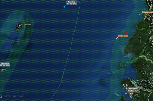 PVInternational's tweet photo. Gulf Of Guinea: Crew Member Killed, Six Abducted In Pirate Attack On Chinese Fishing Vessel

Read the latest analysis from our Maritime Intelligence partners Dryad Global: https://t.co/1vdl3oE5lh

#WestAfrica #MaritimeSecurity https://t.co/TYNdPBgURc