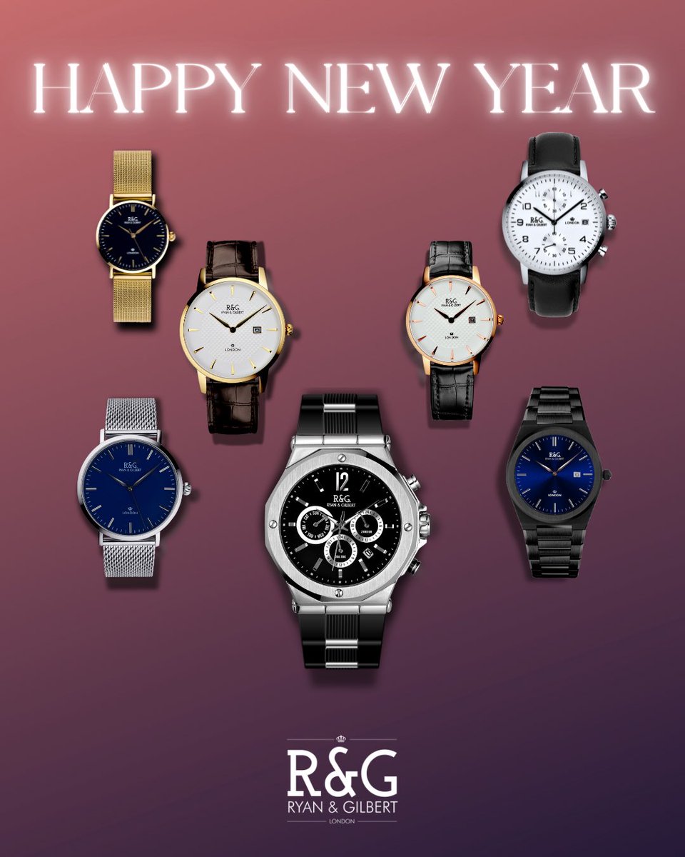 Happy new Year - Ryan &amp; Gilbert Watches | London.
ryanandgilbert.com

#ryanandgilbert 
#makethemostofyourtime 
#london
