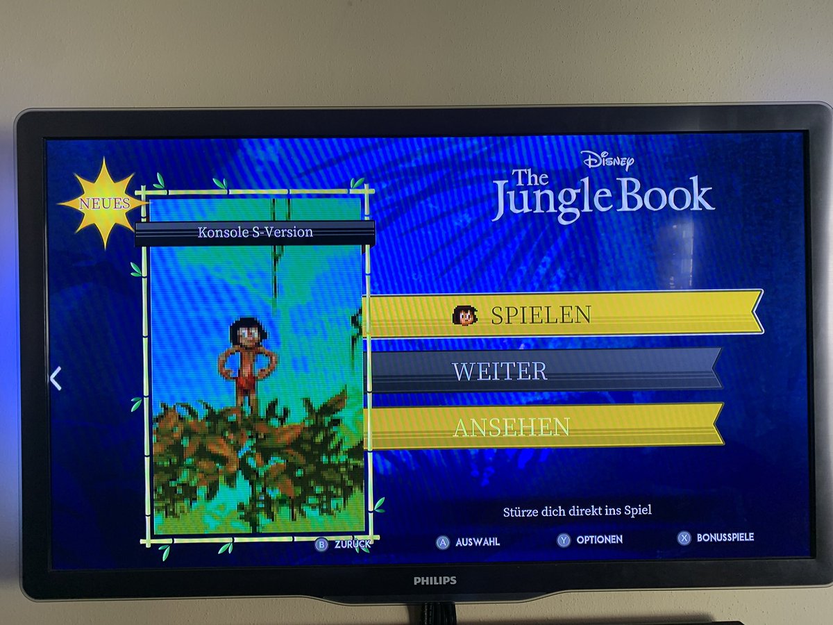SproutCoffplant's tweet photo. Endlich gibt es die Zeit zum Zocken. Heute sind erst einmal die #DisneyClassicGames mit #Jungle in für #Switch dran. An manchen Ecken hätte man sich gerne mehr Mühe geben können. #NVersion #SVersion #wtf? #RETROGAMING Trotzdem cool 😎 https://t.co/u7Ufvlf5Du