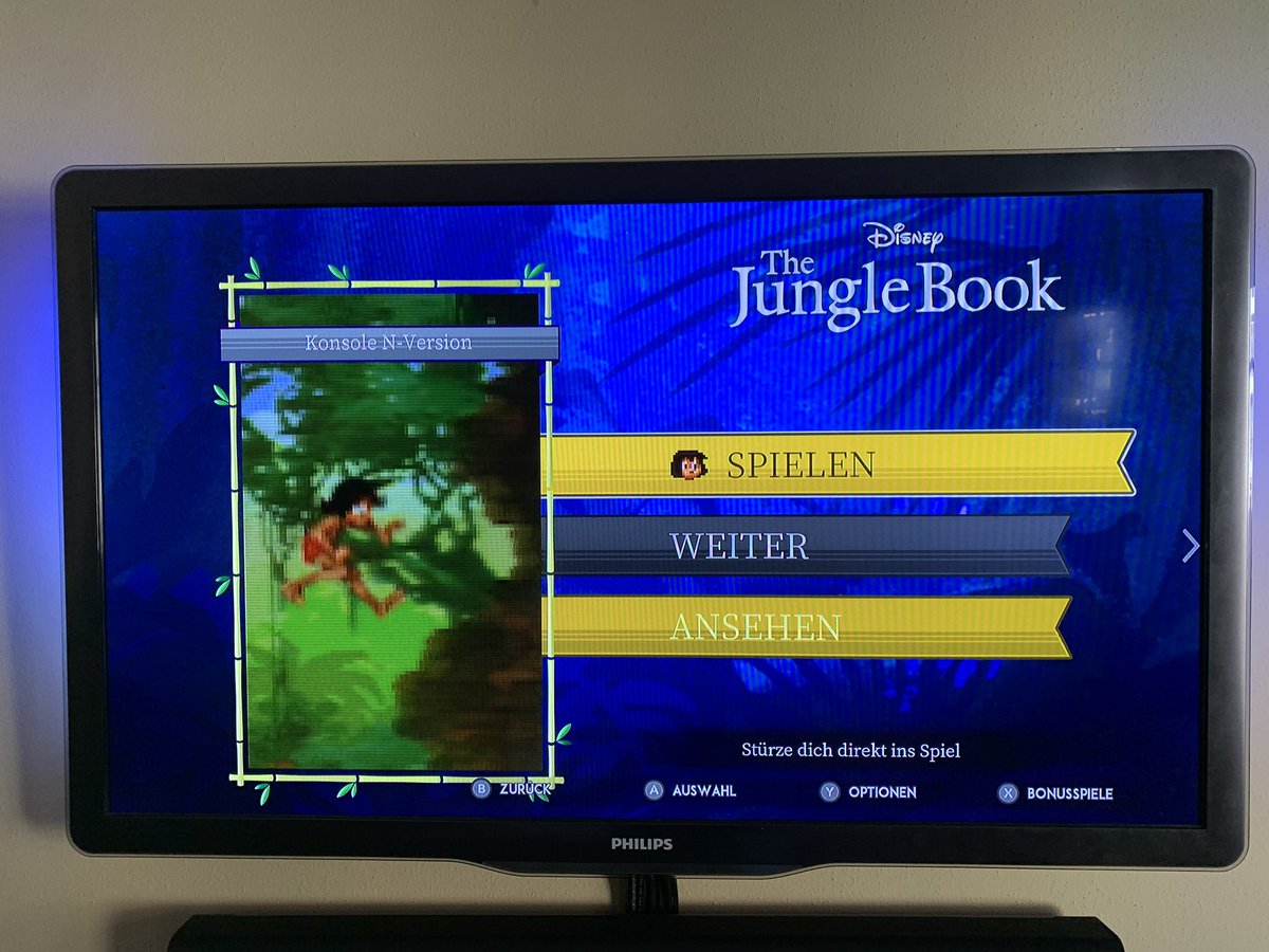 SproutCoffplant's tweet photo. Endlich gibt es die Zeit zum Zocken. Heute sind erst einmal die #DisneyClassicGames mit #Jungle in für #Switch dran. An manchen Ecken hätte man sich gerne mehr Mühe geben können. #NVersion #SVersion #wtf? #RETROGAMING Trotzdem cool 😎 https://t.co/u7Ufvlf5Du