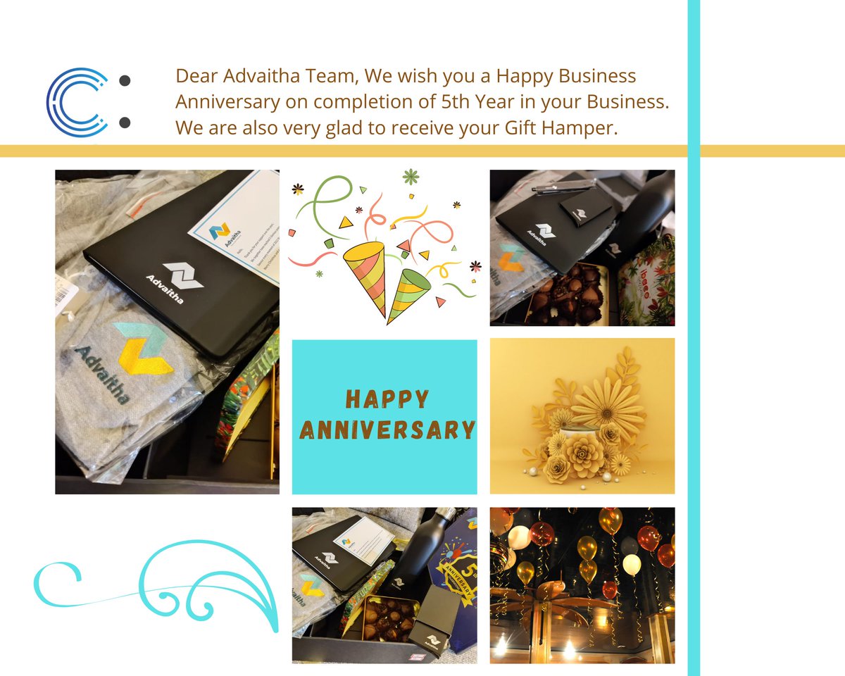 CKolon_IT's tweet photo. Wishing Advaitha heartily on their 5th Business Anniversary. https://t.co/y6ToXp0D2K