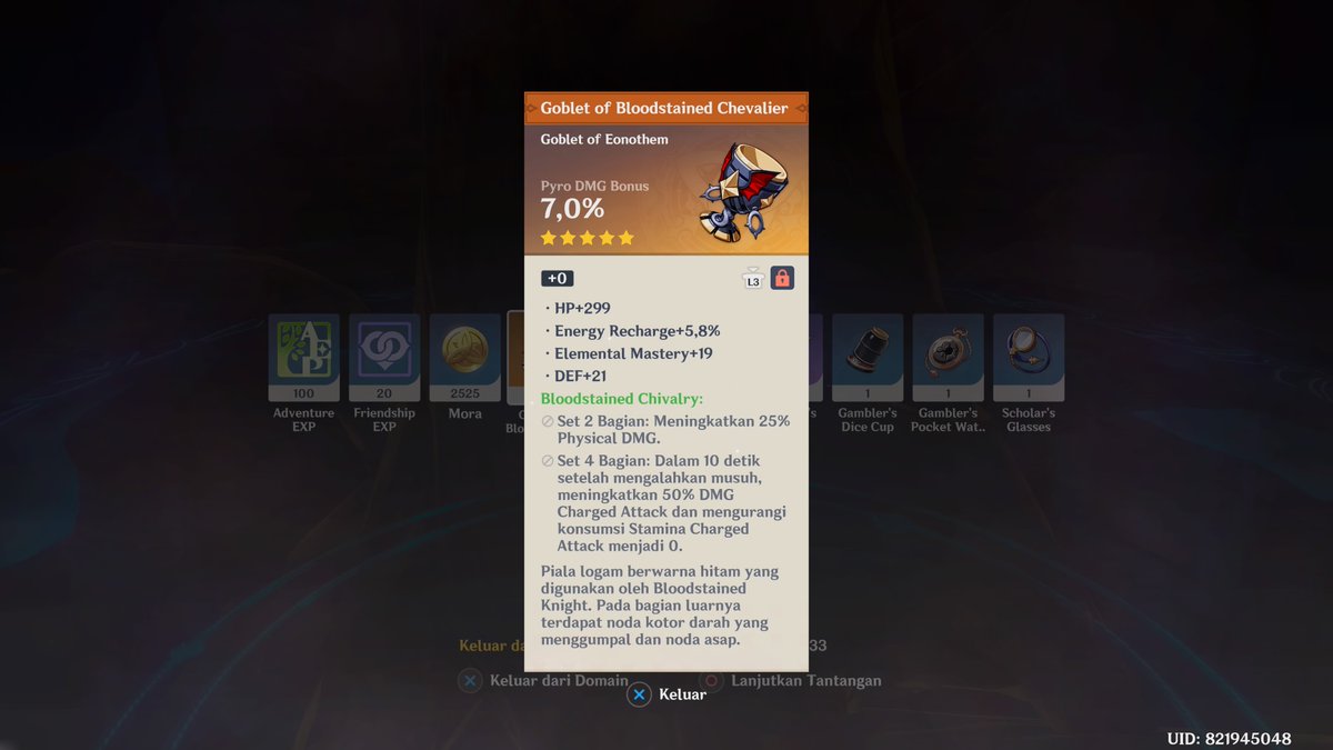 eldone_diablo's tweet photo. Finally  a pyro you fvckin bastard mihoyo. I was farmed  for 3 week #PS4share https://t.co/1N1ZWVheFB