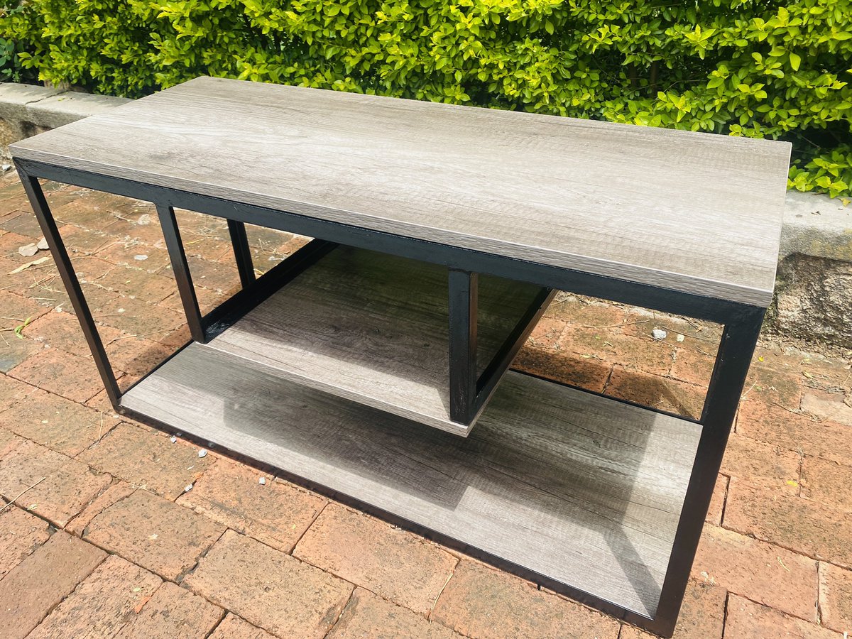 RusticFurnisher's tweet photo. Last deliveries for the year 2021. 100*50*40cm. 3-tier Tv Stand. Thankful for your orders in 2021 & looking forward to putting a rustic piece in all your homes in 2022. #rustichome #rusticinterior https://t.co/CCDtSnhOpS