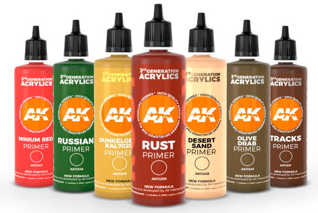 Ak_Interactive's tweet photo. Recuerda que tenemos imprimaciones #3GenAK de varios colores!!
Imprimaciones acrílicas autonivelantes para aplicar con pincel o aerógrafo. Formuladas para todo tipo de superficies.

https://t.co/MUxc34lW98

#AKInteractive #3GenPrimers #Modelling https://t.co/oAncnkuXcQ