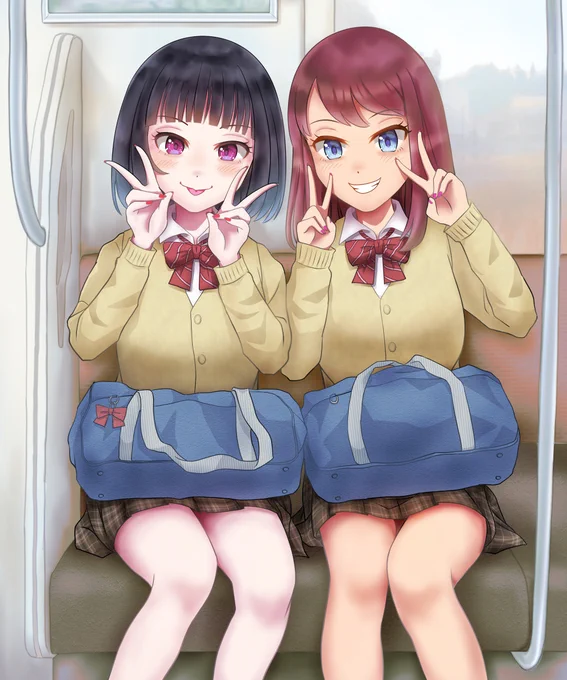 #2021年自分が選ぶ今年の4枚今年は自分の思い通りに描けた作品が多かったです来年もいっぱい描けるといいね 