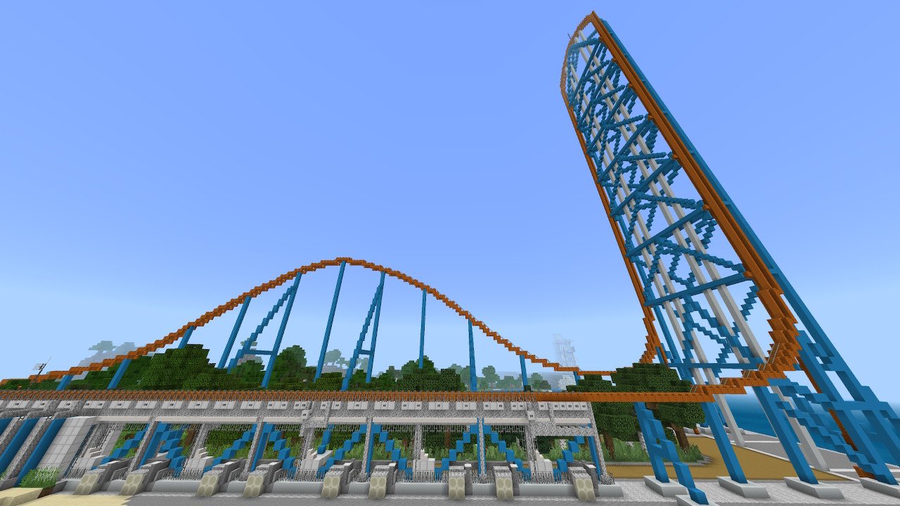宝条みちる Minecraft 座礁 Rt Watawatabou0817 Sixflags ジェットコースター Kingda Ka キンダ カ Minecraft Minecraft建築コミュ 21年建築納め T Co Pzy7soicto Twitter