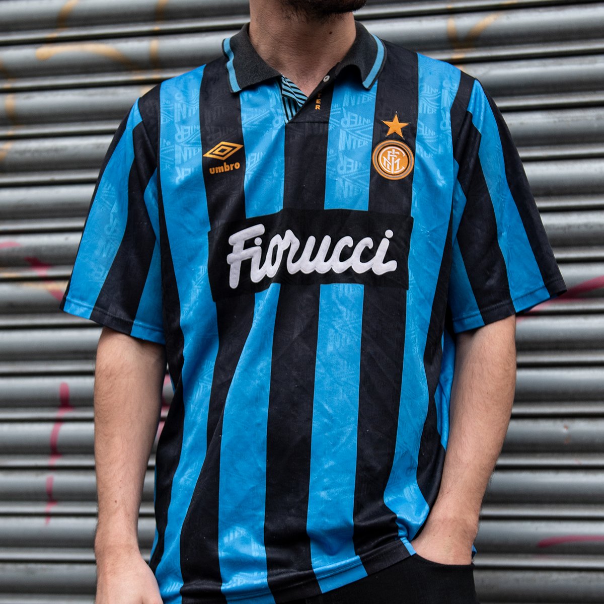 Classic Football Shirts on Twitter: "Inter Milan 1992 Home by Umbro 🔥  Inter's greatest ever shirt? Dropping on the site in the New Year!  https://t.co/8PGu3Tnoko" / Twitter