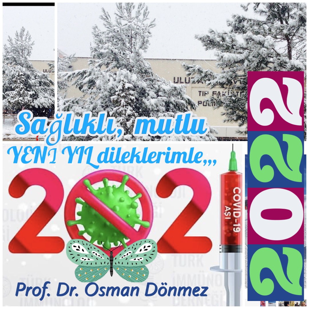 Yeni yılın sağlık mutluluk ve huzur getirmesi dileklerimle