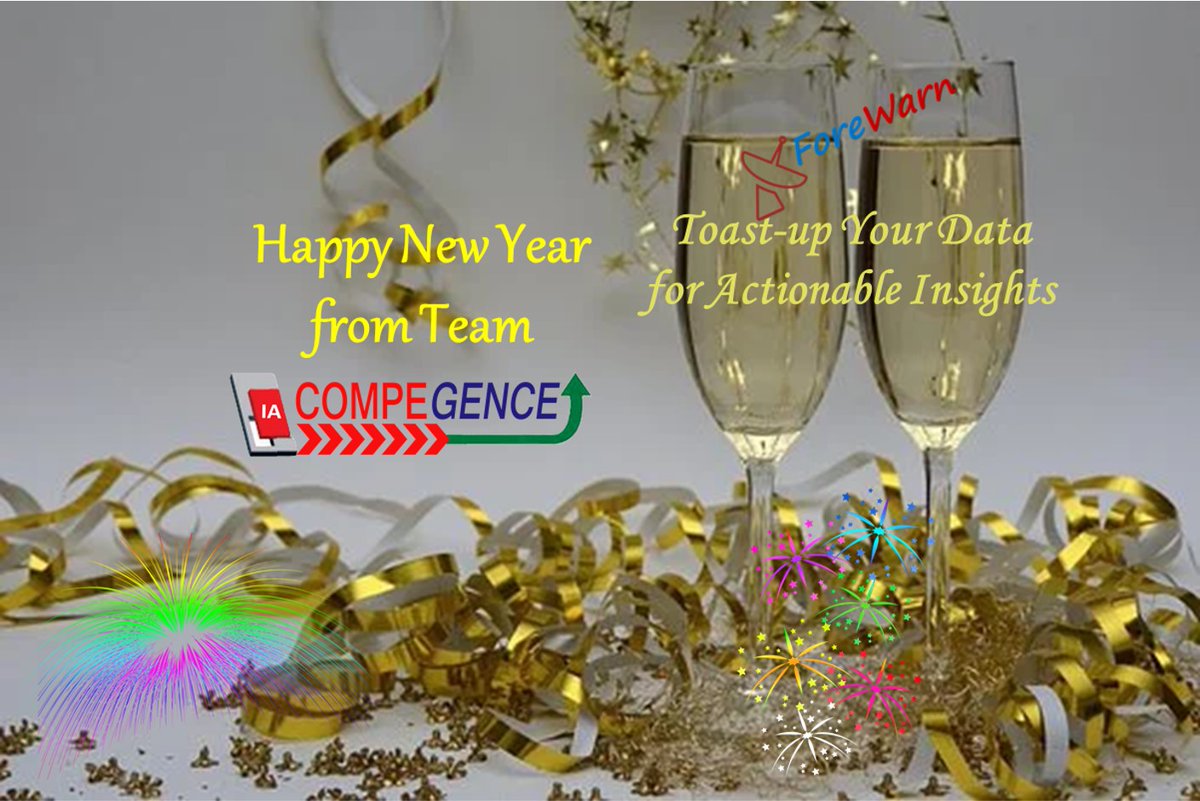 COMPEGENCE's tweet photo. Wishing a Very Happy New Year and Safe Celebrations.
This new year, Toast Up Your Data for Actionable Insights. @COMPEGENCE #ForeWarn makes it as easy as Uncorking the #Champagne 
#HappyNewYear  #InformationAdvantage #ActionableInsights https://t.co/P7abmVPhMo