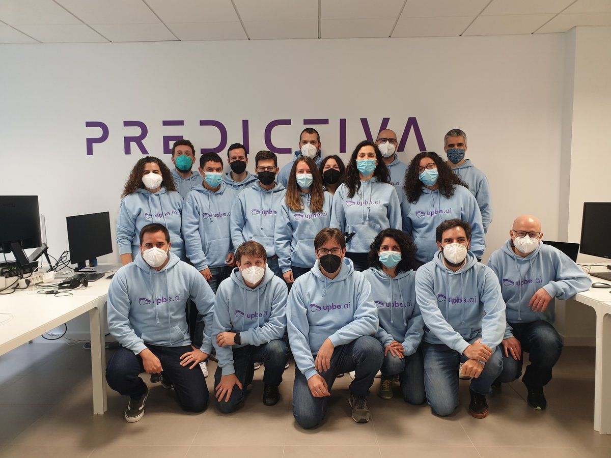 Predictivaio's tweet photo. Cerramos un gran 2021 🥳 de crecimiento y aprendizajes 🚀 en el que nos lo hemos pasado muy bien trabajando juntos ☺️, desarrollando #Upbe y llevando la Inteligencia Conversacional a más compañías que quieren cuidar de sus clientes 😇

¡A por más en 2022! ¡Feliz año! 🎉🍾 https://t.co/KyIfksTWb3