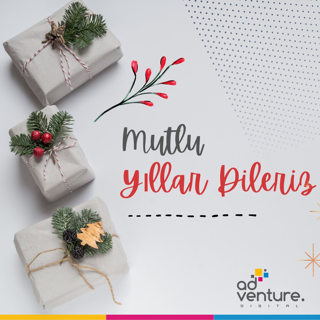 Ad Venture Digital ailesi olarak herkese sevdikleri ile birlikte başta sağlık , sonrasında umut ve kazanç dolu bir 2022 dileriz🎄
Mutlu Yıllar!🎄🎄
#happynewyear2022 #adventuredigital #newyear2022
