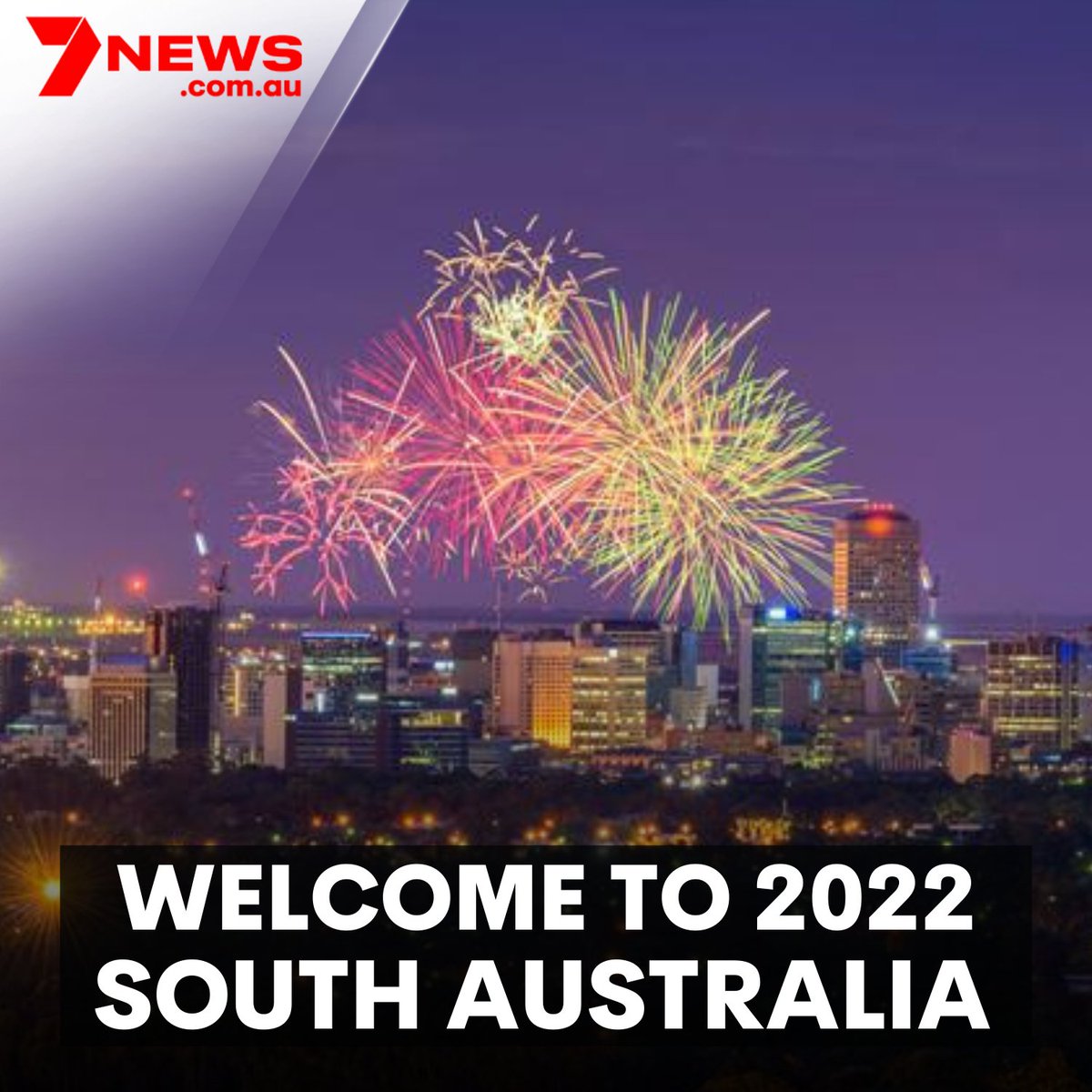 7NewsAdelaide's tweet photo. Happy New Year, South Australia! 7NEWS Adelaide wishes everyone a safe and happy 2022. How are you ringing in the new year? Send your celebration videos to 7NEWS: https://t.co/xdDzDd0HC2 #7NEWS https://t.co/8QtJTKXnqo