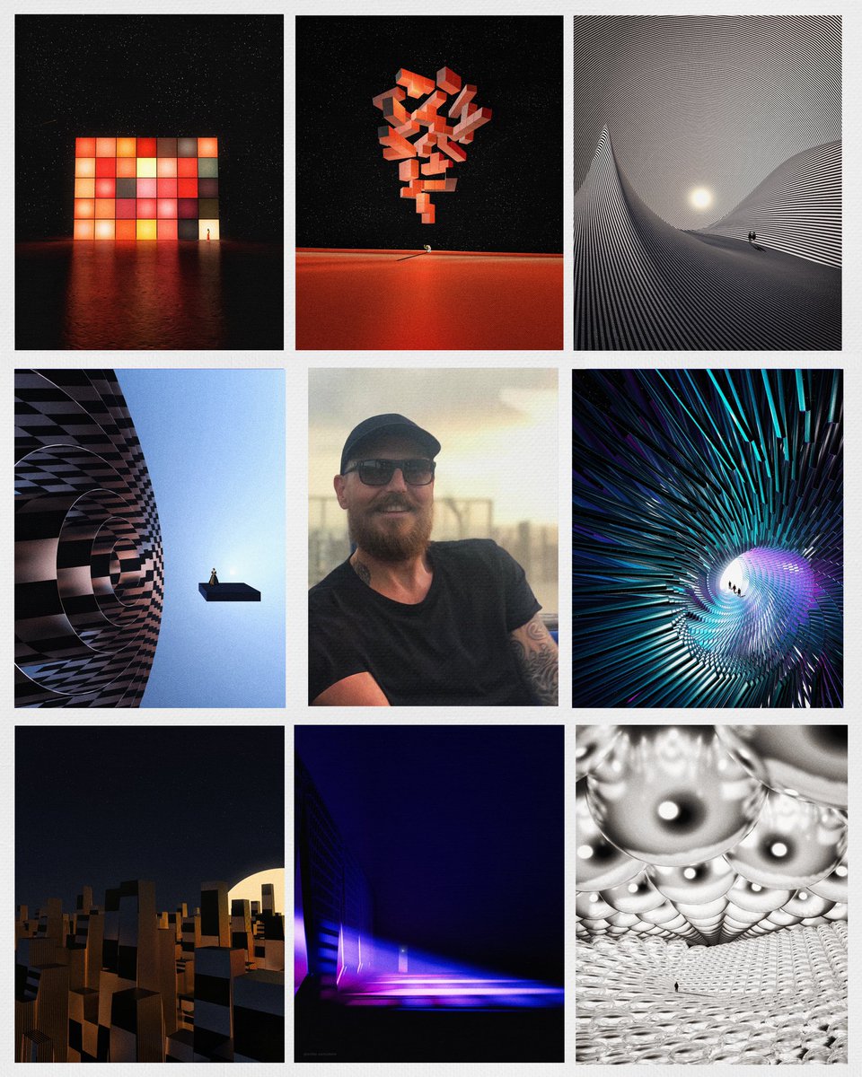 Hey Fam, big thanks for joining me on my creative journey this year!  here’s a few my fav works of 2021 + yours truly 😁  I really appreciate your comments / feedback &amp; support, it means a lot!  
 So long 21, let’s go 22! 🧡

#nftartist #minimalist #artbyoutsidein