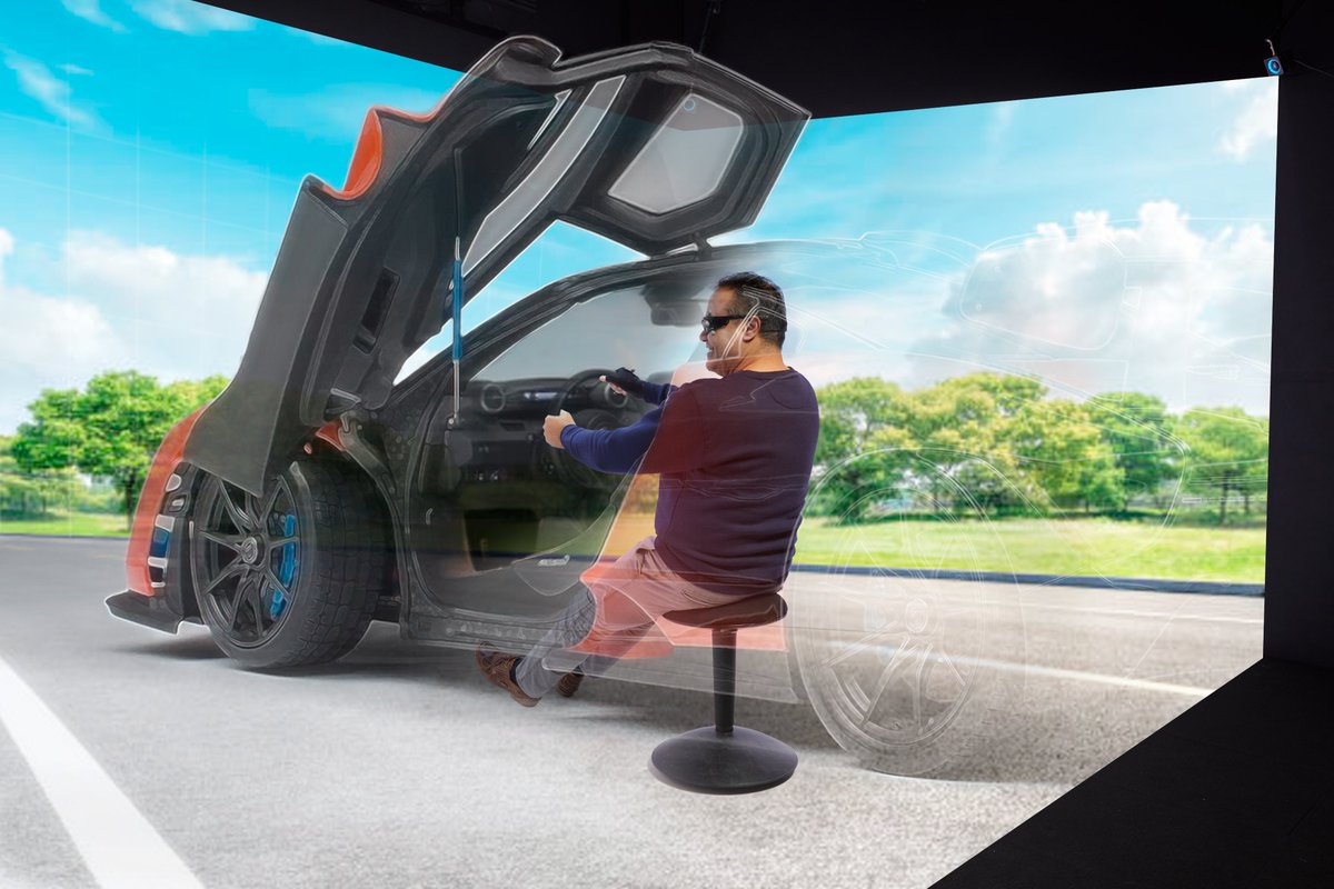 TekleHolo's tweet photo. This is just a sneak peak of one of our demos at CES2022. No, we won’t spoil what it is exactly. Just be at our booth # 52743 and see for yourself. Unable to attend CES2022? Follow us to stay up to date https://t.co/rj44dCt8xv #meta #metaverse #ces2022 #holographics #McLaren https://t.co/QwMM9nCavR