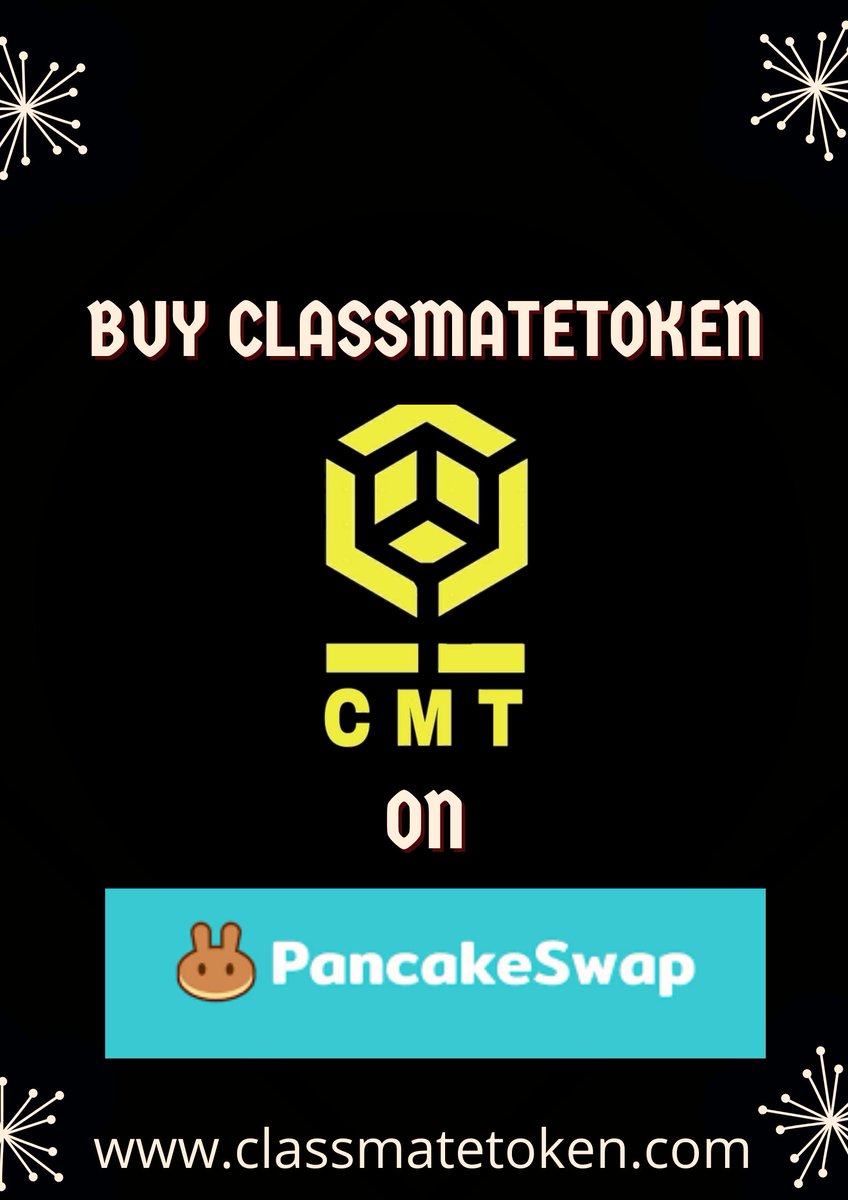 classmatetoken's tweet photo. Follow @classmatetoken A new cryptocurrency for decentralised financial payment network that rebuild the traditional payment stack on the blockchain .

Follow all our social media account and get free CMT 

#cryptocurrency #classmatetoken #bsc #cmt #crypto #classmatetoken #crypto https://t.co/zYJNNwKl9Y